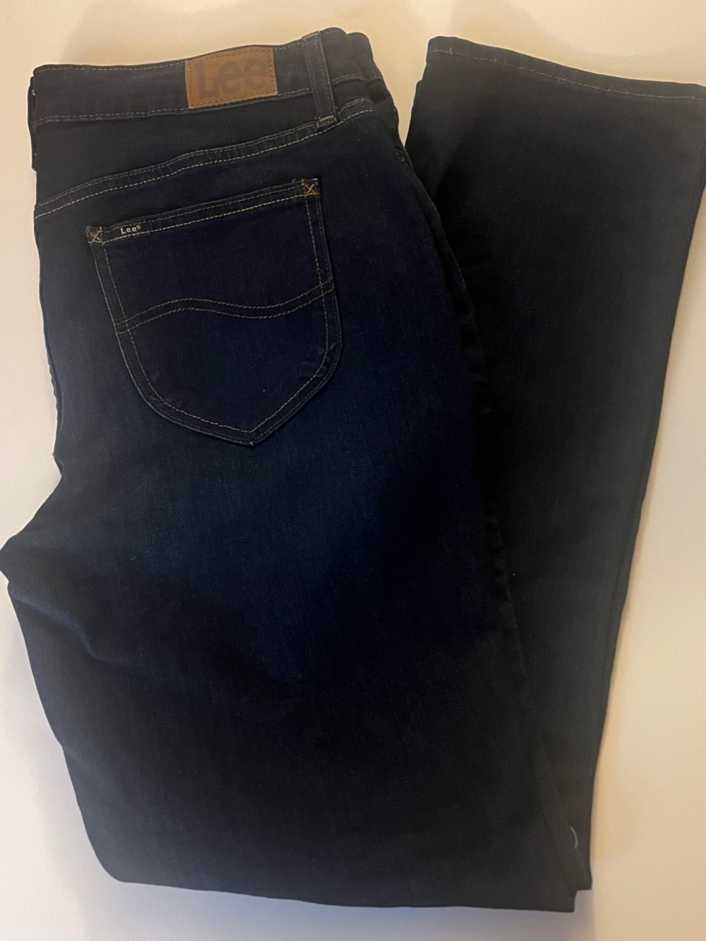Lee Women's Dark Indigo Straight Leg Jeans